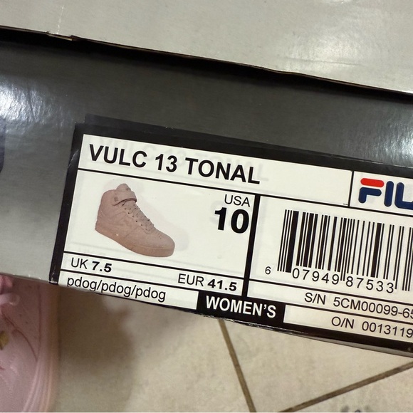 Fila Soft Pink High-Top Sneakers - Picture 9 of 9